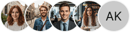 Multiple investor profile avatars on Cedar Anlagrove trading review block